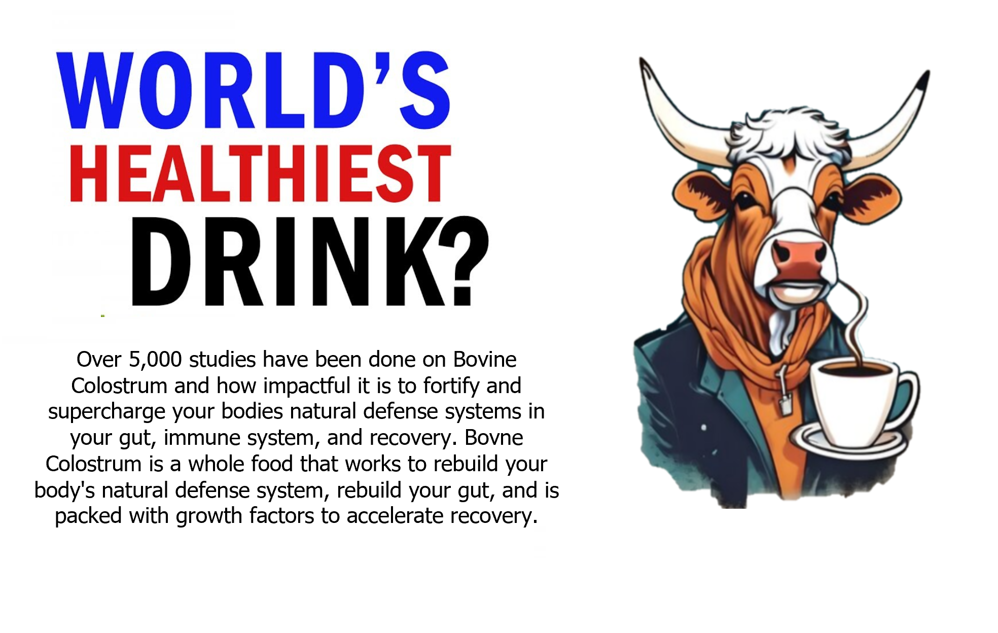 Colostrum Coffee: The Worlds Healthiest Drink